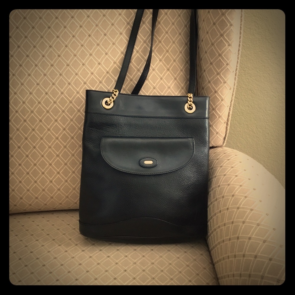 Bally black purse